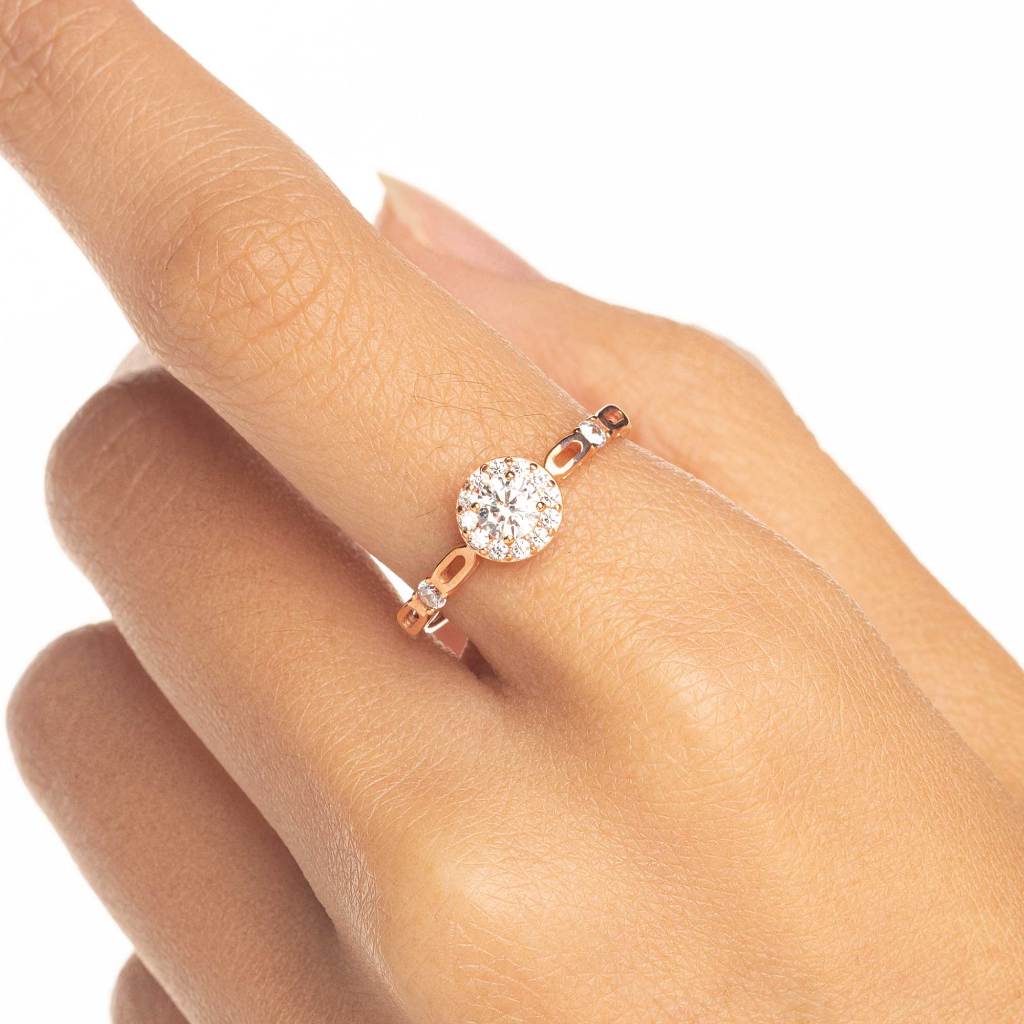 Cincin Emas 7k - Lana Gold Ring - Alaina Collection - Juene Jewelry - Juene