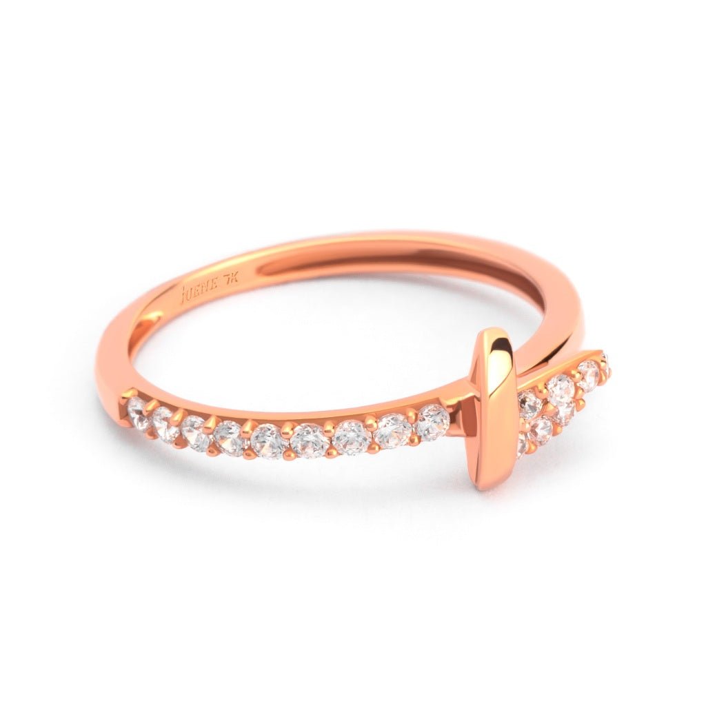 Cincin Emas 7k - Liana Gold Ring - Adorn 03 Collection - Juene Jewelry - Juene