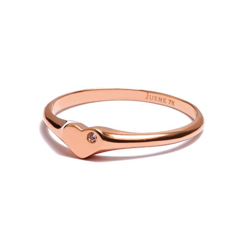 Cincin Emas 7k - Lovely Gold Ring - Luxia Collection - Juene Jewelry - Juene