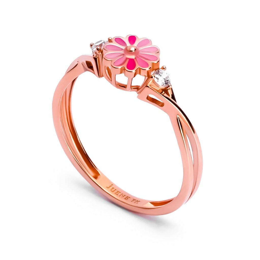 Cincin Emas 7k - Mica Gold Ring - Cherish Collection - Juene Jewelry - Juene