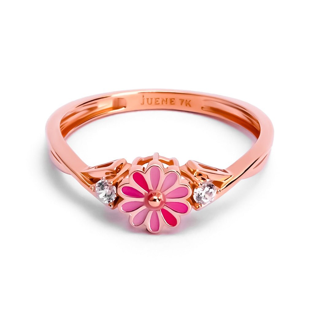 Cincin Emas 7k - Mica Gold Ring - Cherish Collection - Juene Jewelry - Juene