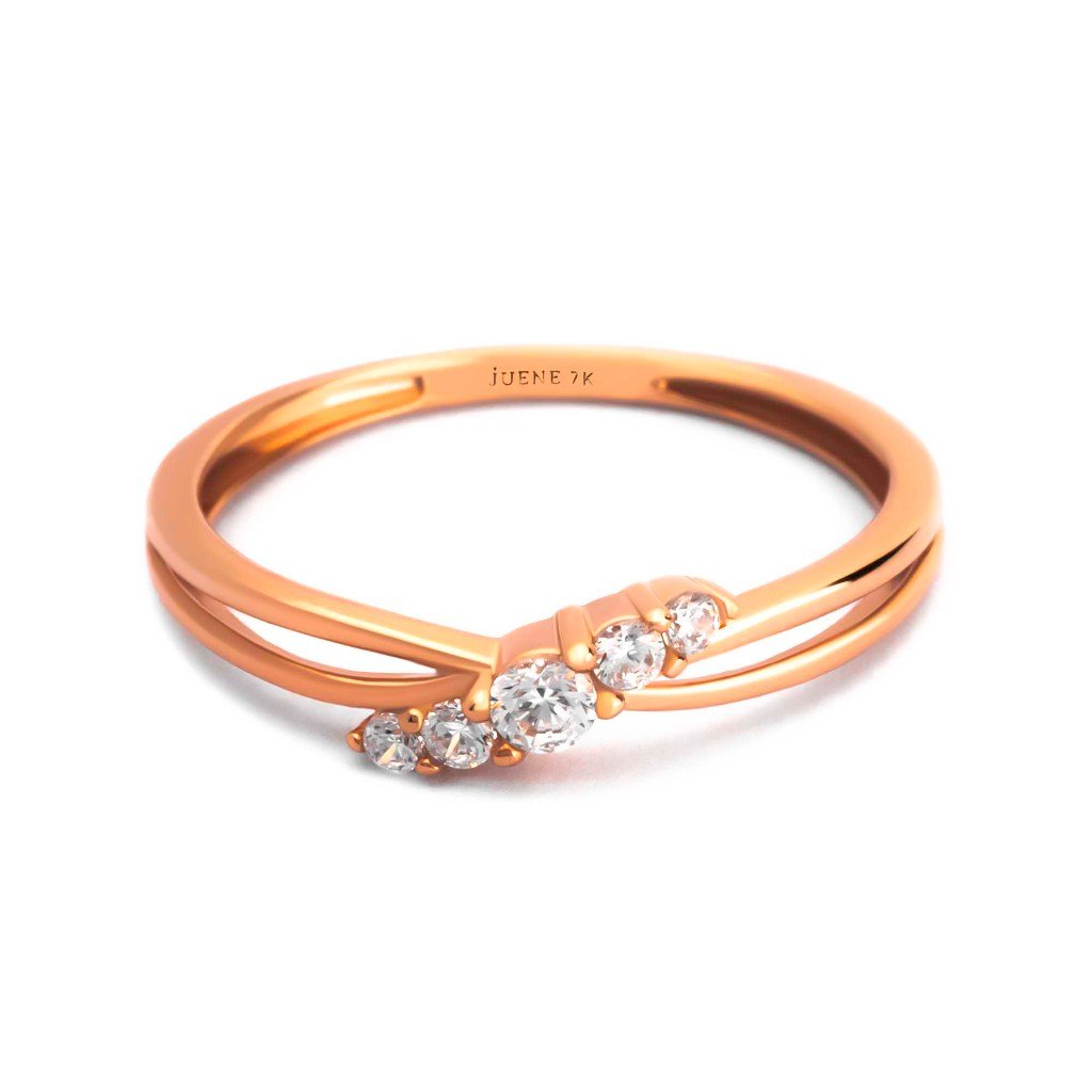 Cincin Emas 7k - Nara Gold Ring - Adorn 03 Collection - Juene Jewelry - Juene