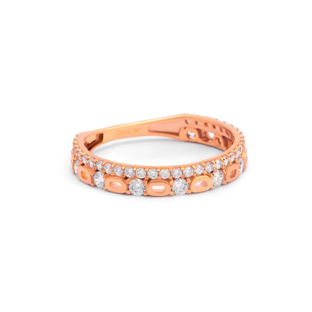 Cincin Emas 7k - Nima Gold Ring - Alaina Collection - Juene Jewelry - Juene