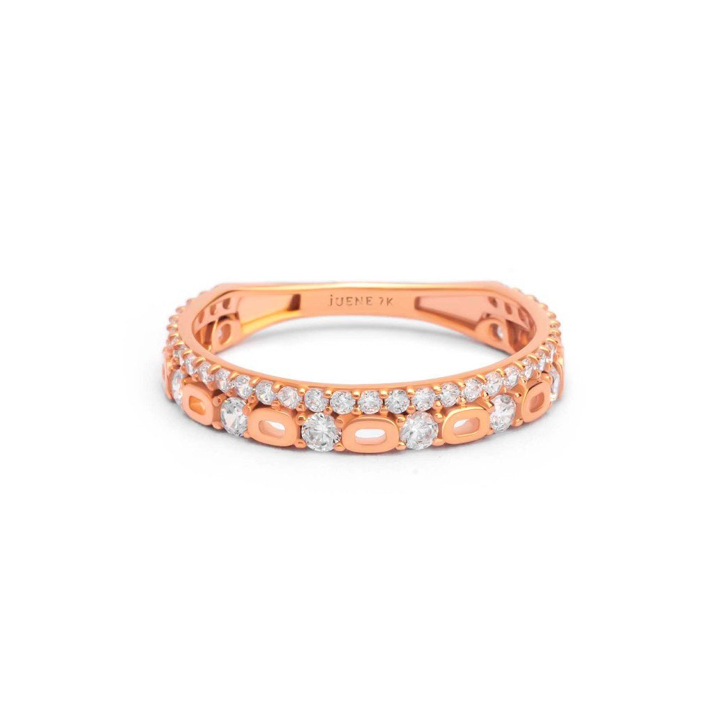 Cincin Emas 7k - Nima Gold Ring - Alaina Collection - Juene Jewelry - Juene