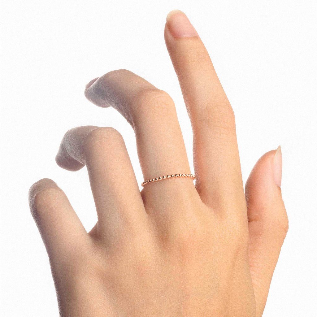 Cincin Emas 7k - Rima Gold Ring - Fivera Collection - Juene Jewelry - Juene