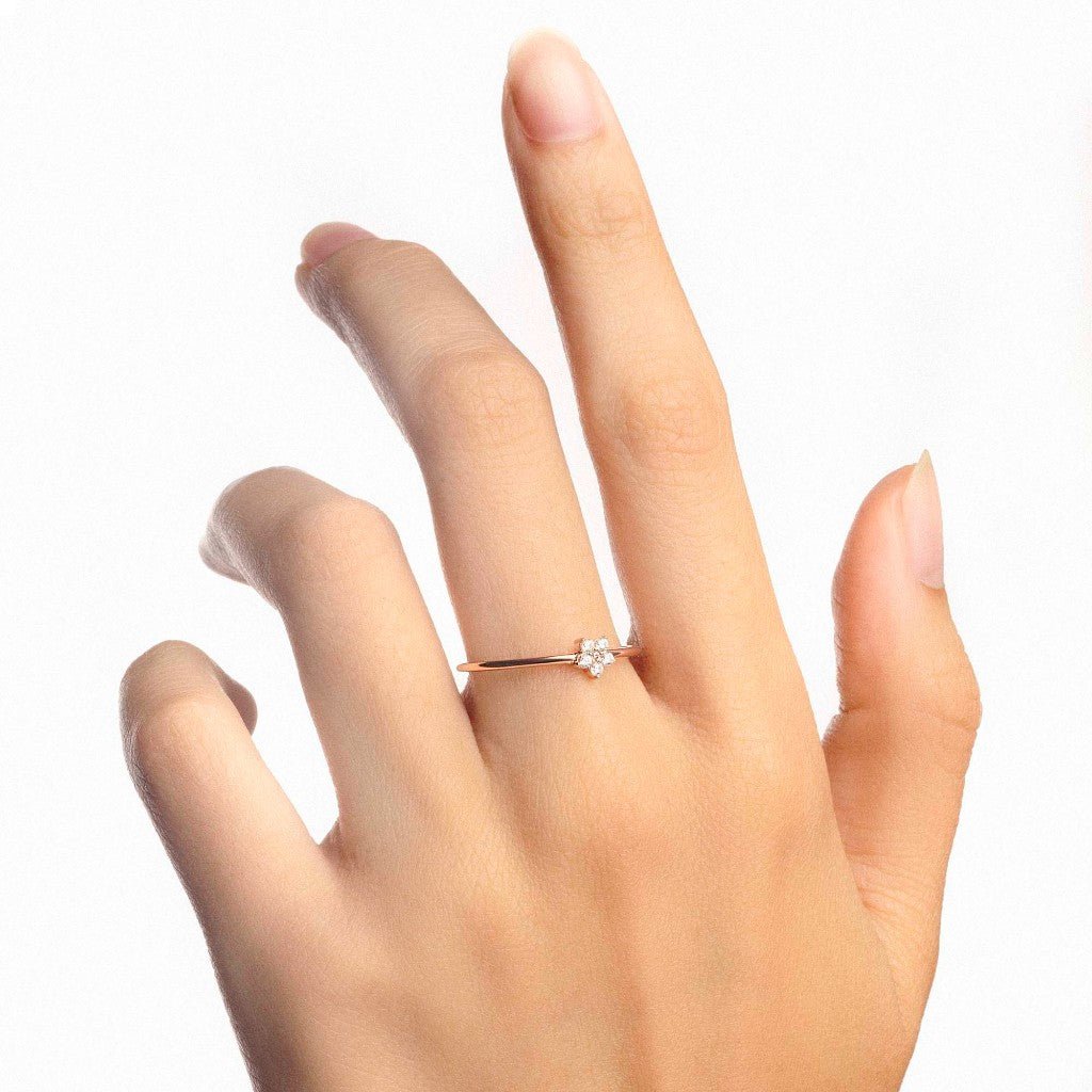 Cincin Emas 7k - Vale Gold Ring - Fivera Collection - Juene Jewelry - Juene