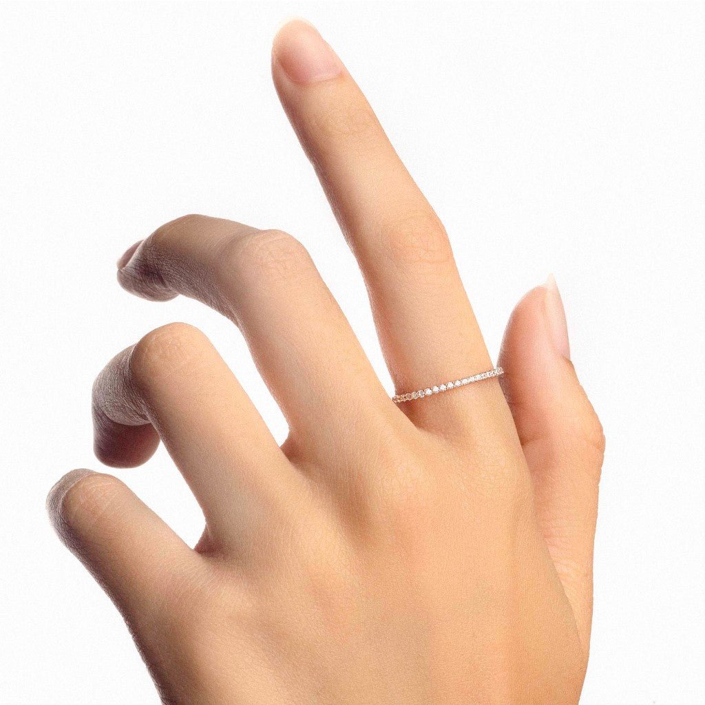 Cincin Emas 7k - Wina Gold Ring - Fivera Collection - Juene Jewelry - Juene