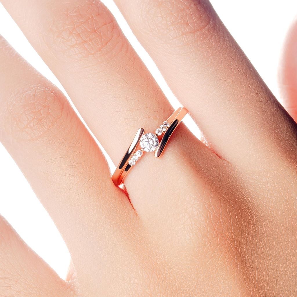 Cincin Emas 7k - Yours Gold Ring - Huda Collection - Juene Jewelry - Juene