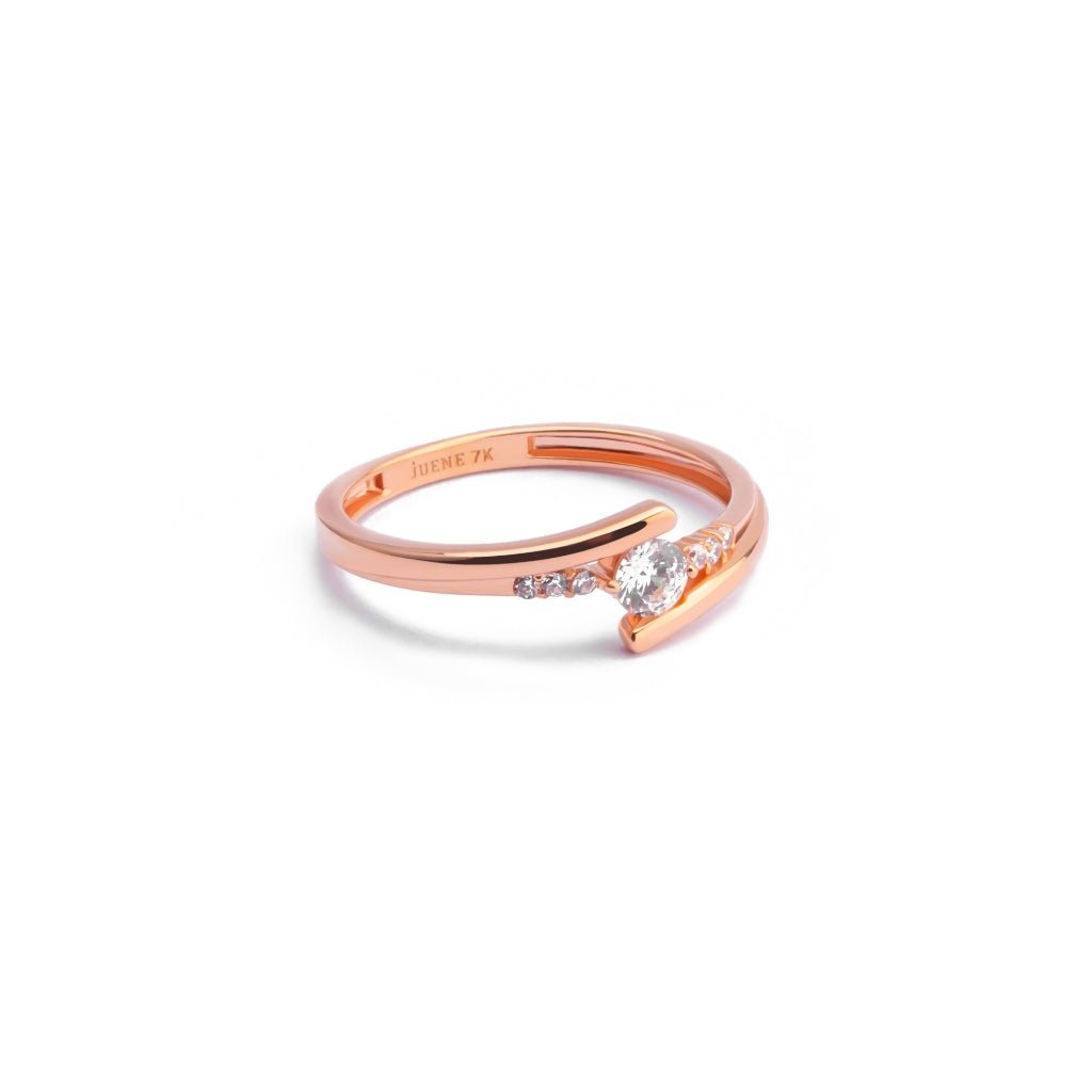Cincin Emas 7k - Yours Gold Ring - Huda Collection - Juene Jewelry - Juene