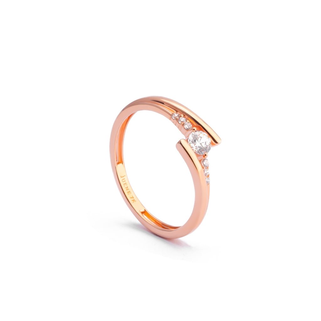 Cincin Emas 7k - Yours Gold Ring - Huda Collection - Juene Jewelry - Juene