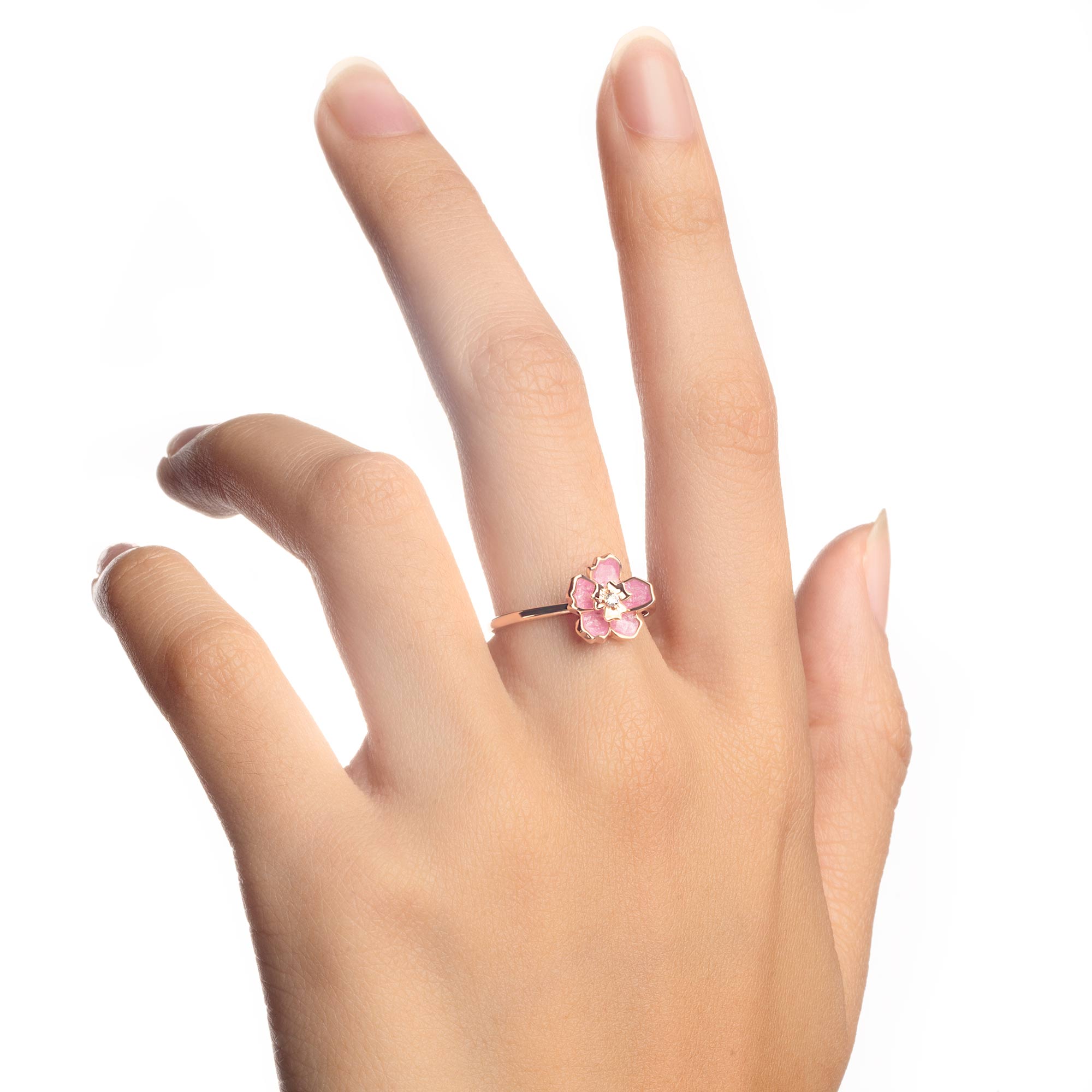 Cincin Emas 7k - Zinia Gold Ring - Charlotte Collection - Juene Jewelry - Juene