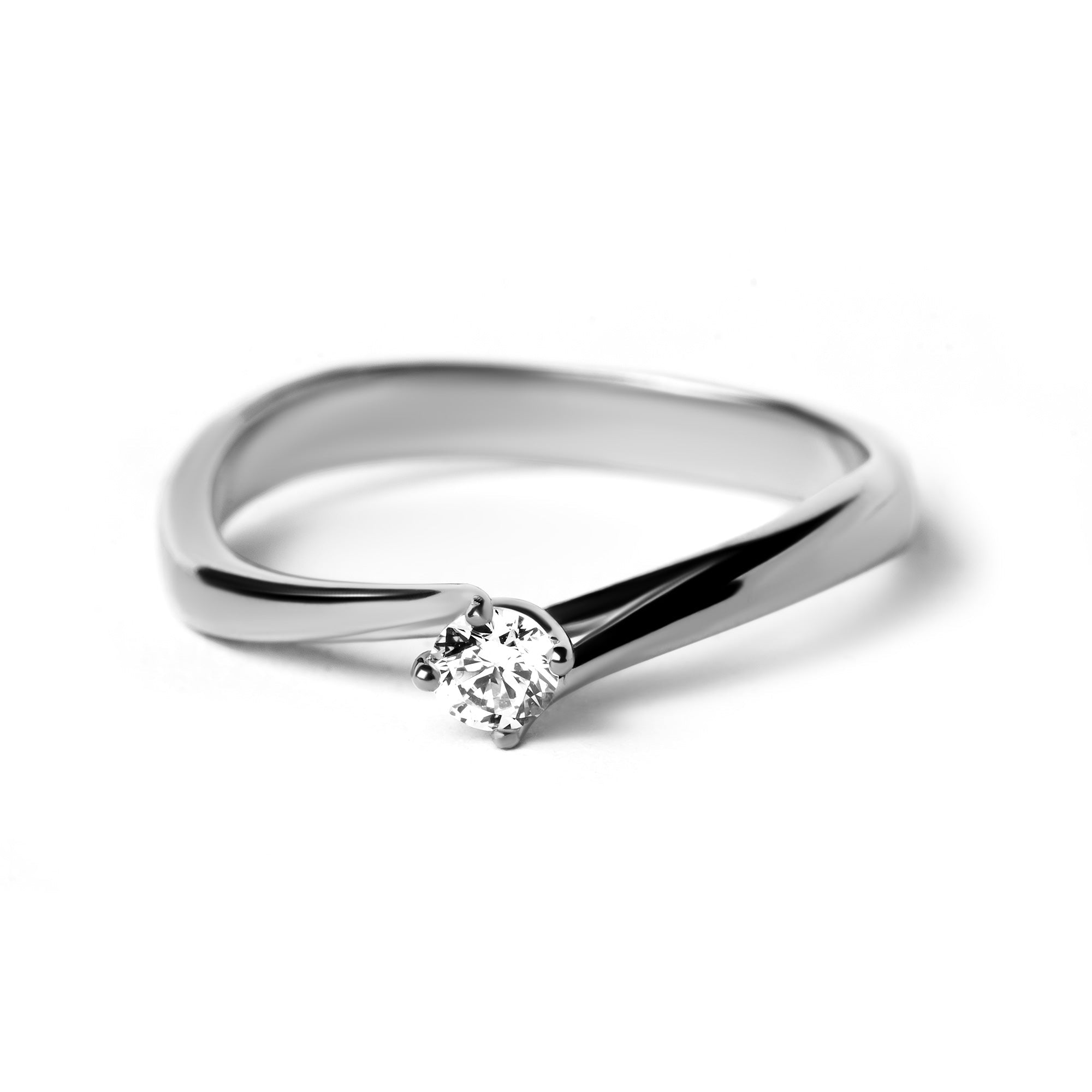 Cincin Emas 8K - Alice Gold Ring 03 - Evelina Collection - Juene Jewelry - Juene Jewelry