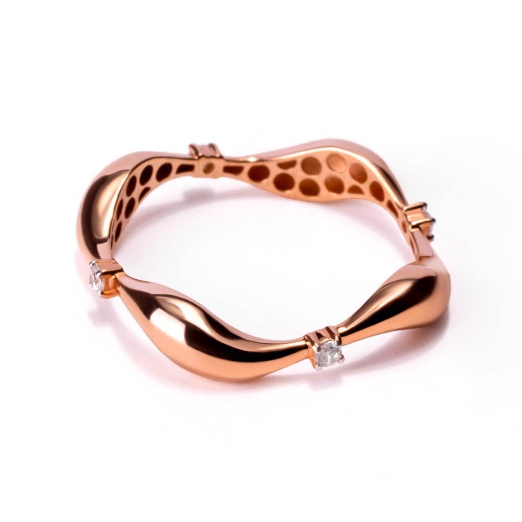 Cincin Emas 8K - Artha Gold Ring - Viviene Collection - Juene Jewelry - Juene