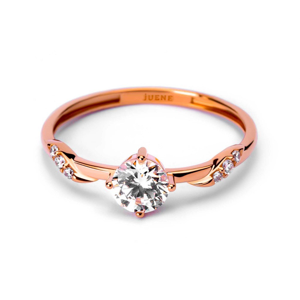 Cincin Emas 8k - Beca Gold Ring - Tally Collection - Juene Jewelry - Juene Jewelry