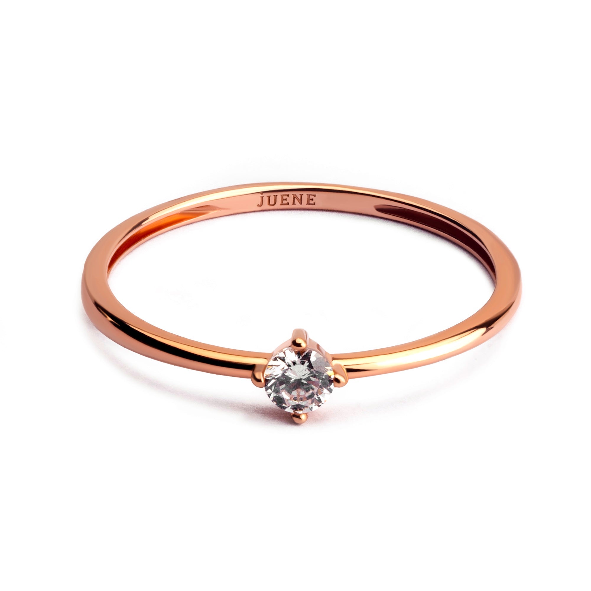 Cincin Emas 8K - Belly Gold Ring - Veya Collection - Juene Jewelry - Juene
