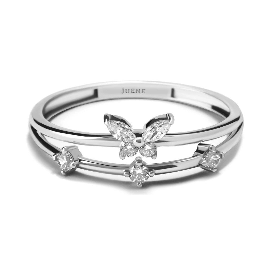 Cincin Emas 8K - Butterfly Gold Ring - Brianeta Collection - Juene Jewelry - Juene Jewelry
