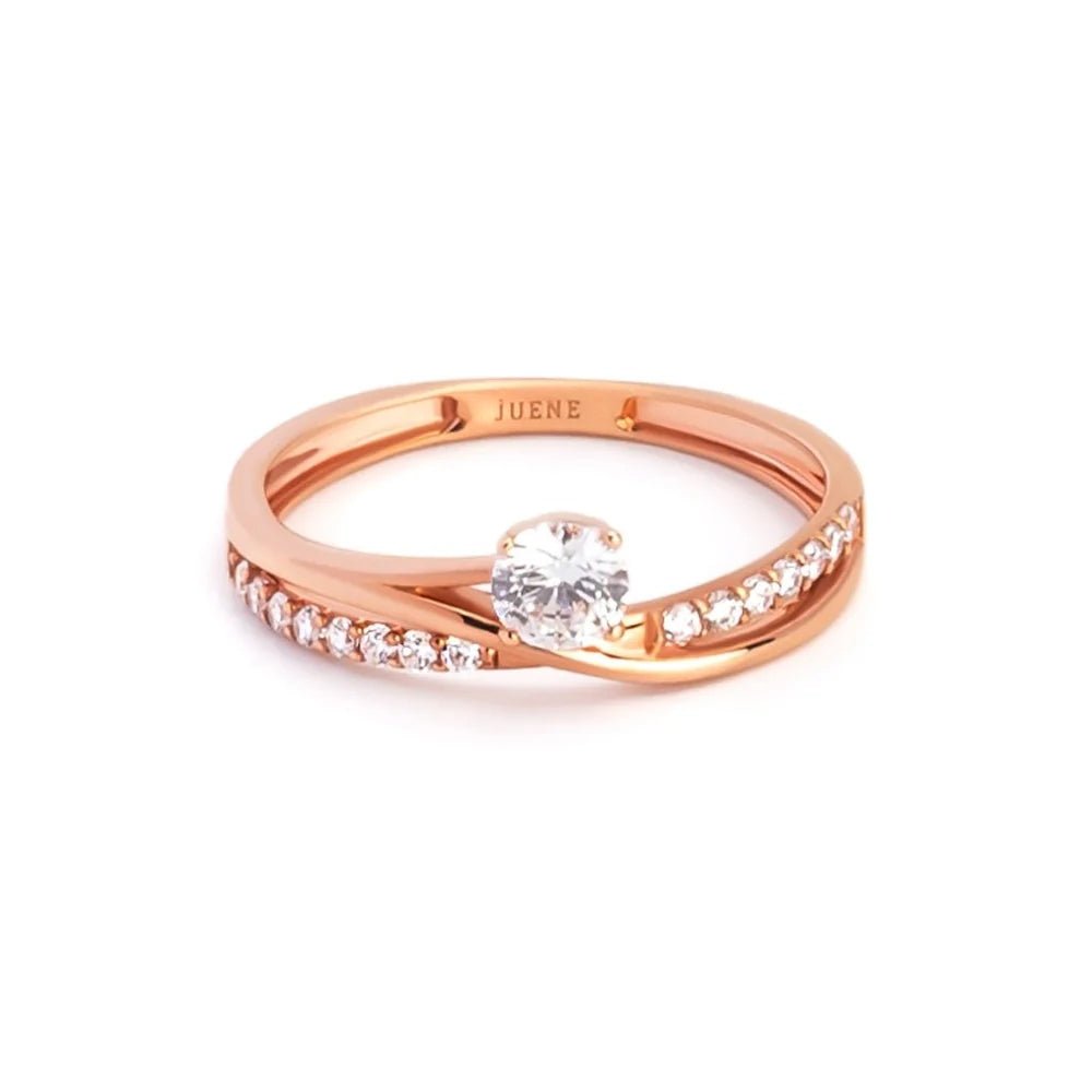 Cincin Emas 8K - Cecilia Gold Ring - Terra Collection - Juene Jewelry - Juene