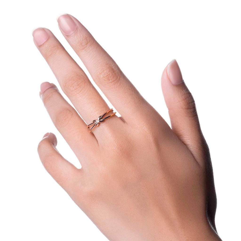 Cincin Emas 8K - Cila Gold Ring - Flux Collection - Juene Jewelry - Juene Jewelry