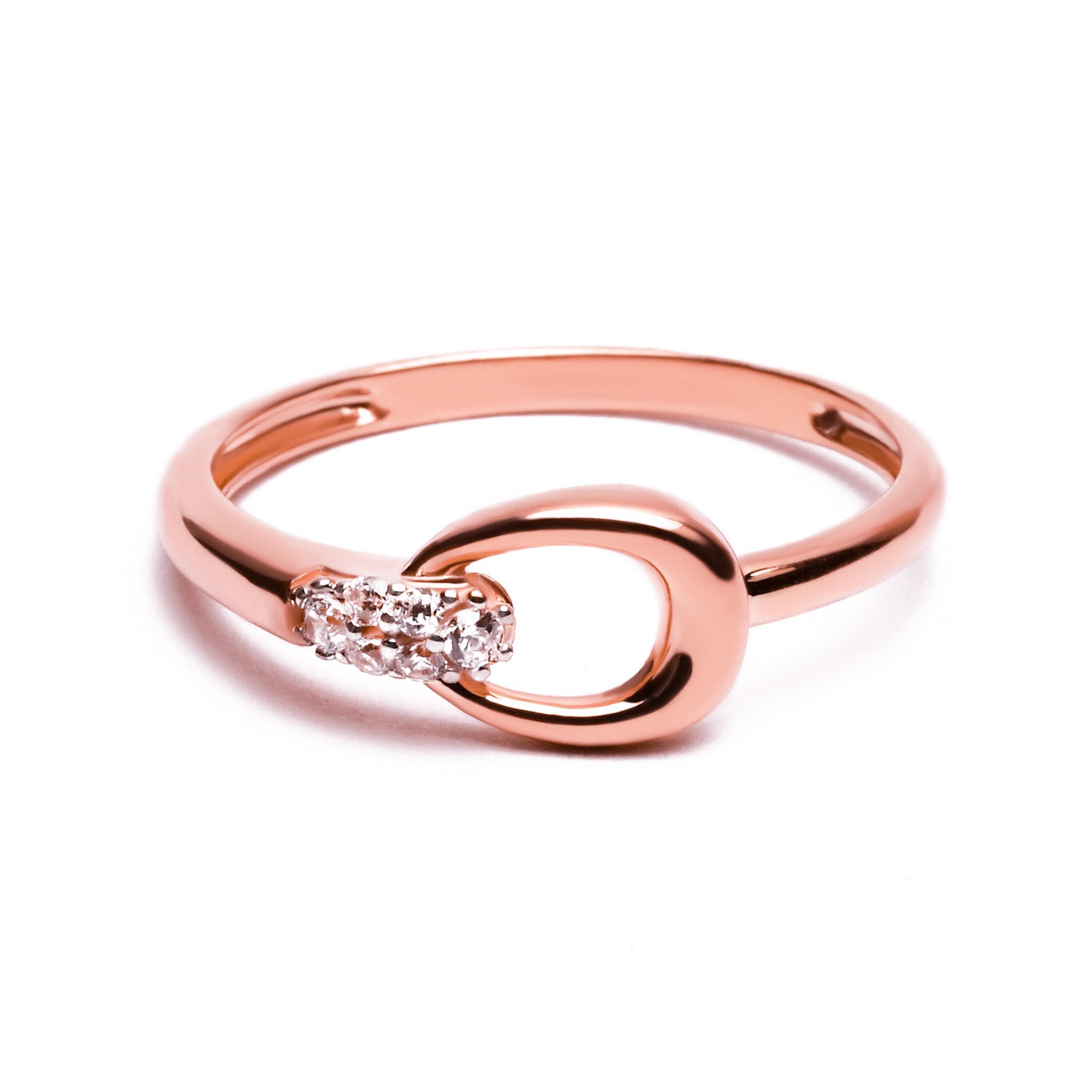 Cincin Emas 8k - Coppen Gold Ring - Evelina Collection - Juene Jewelry - Juene Jewelry