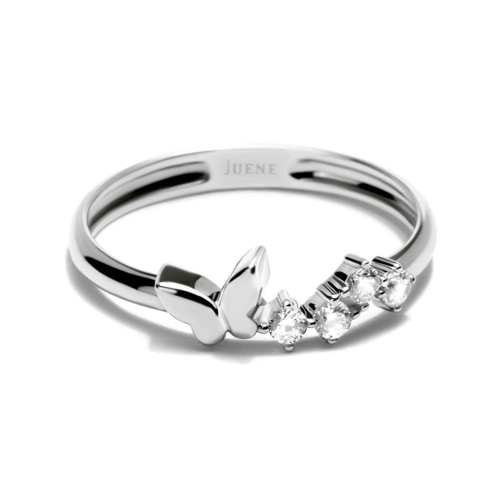 Cincin Emas 8K - Elia Gold Ring - Brianeta Collection - Juene Jewelry - Juene Jewelry