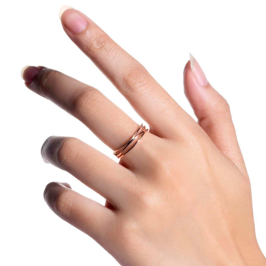Cincin Emas 8K - Elia Gold Ring - Veya Collection - Juene Jewelry - Juene