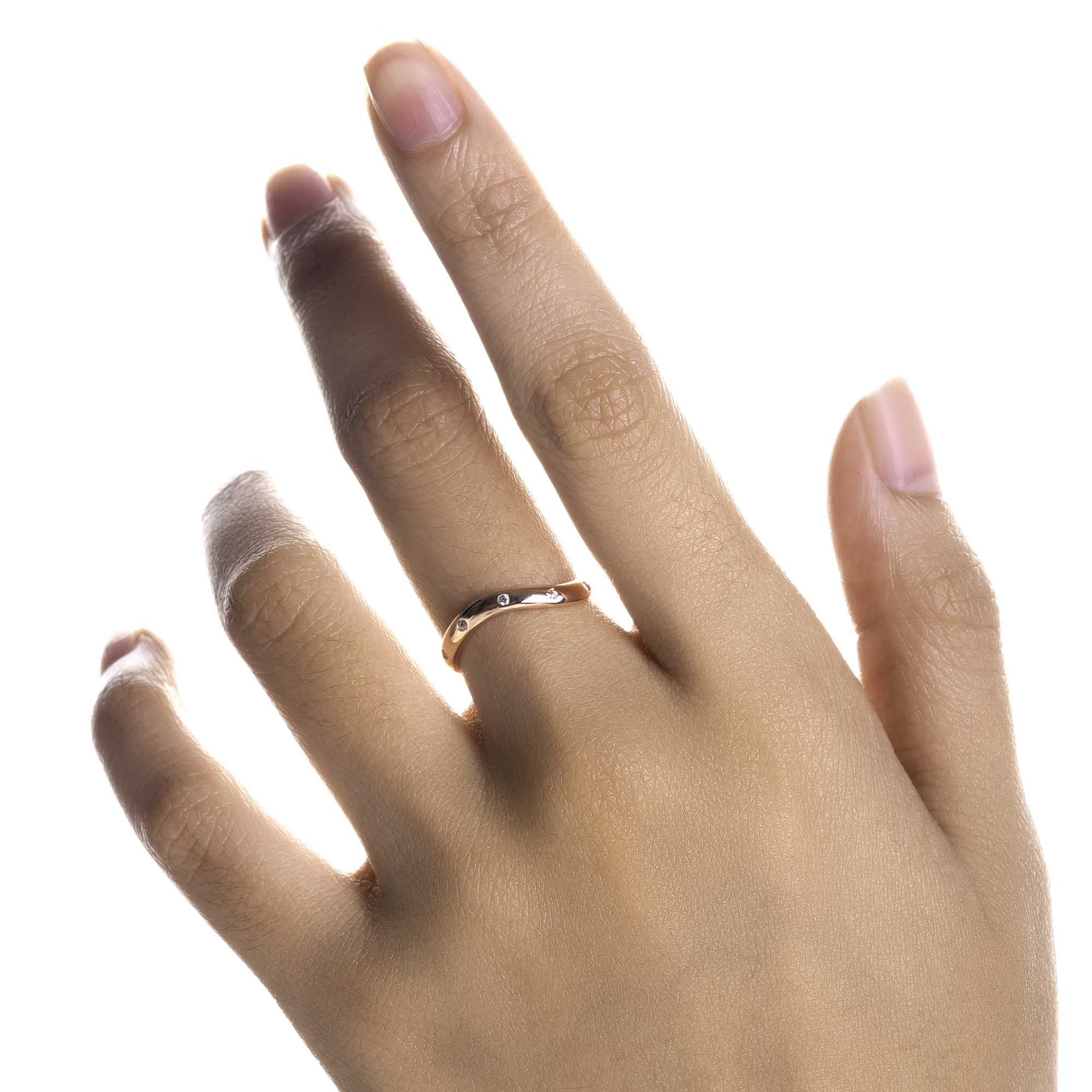 Cincin Emas 8k - Envy Gold Ring - Evelina Collection - Juene Jewelry - Juene Jewelry