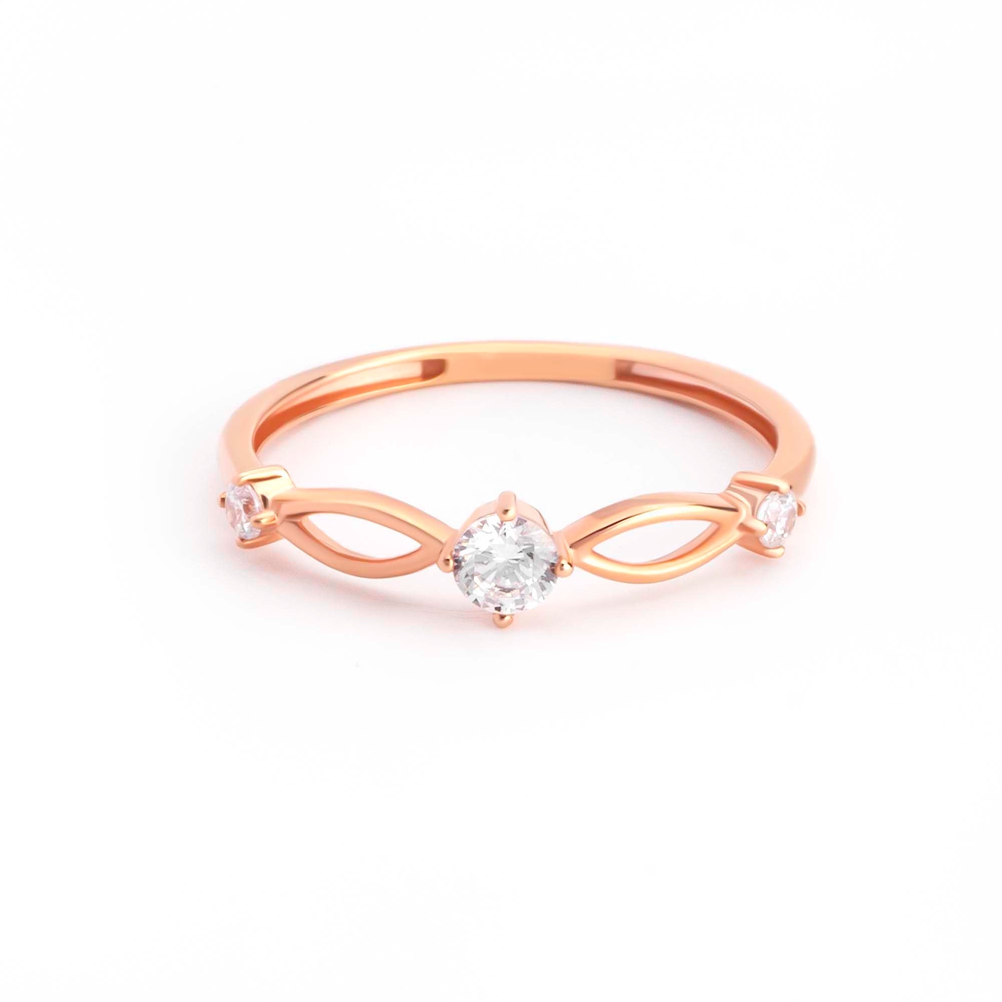Cincin Emas 8k - Faye Gold Ring - Tally Collection - Juene Jewelry - Juene Jewelry
