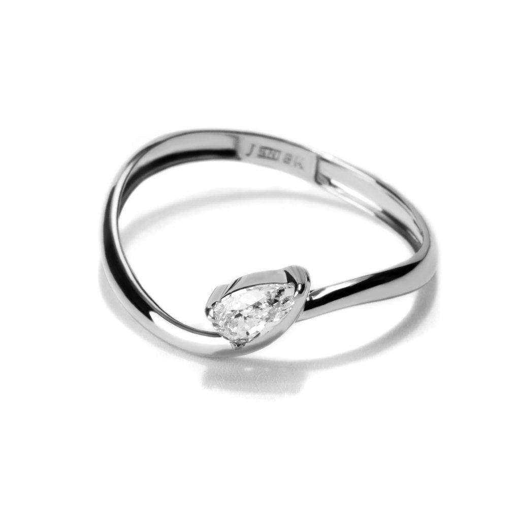 Cincin Emas 8K - Gisya Gold Ring 02 - Viviene Collection - Juene Jewelry - Juene