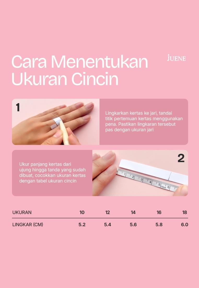 Cincin Emas 8K - Gisya Gold Ring 03 - Viviene Collection - Juene Jewelry - Juene