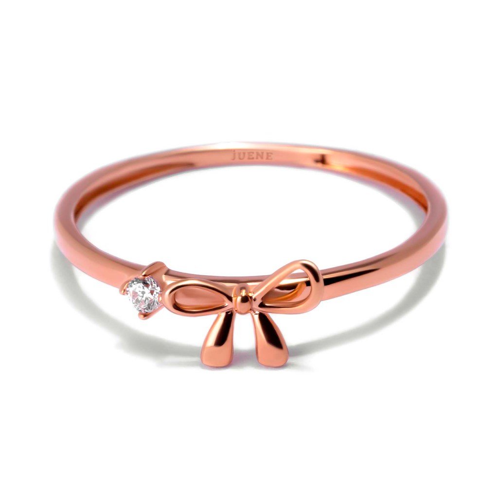 Cincin Emas 8k - Hana Gold Ring - Evelina Collection - Juene Jewelry - Juene Jewelry