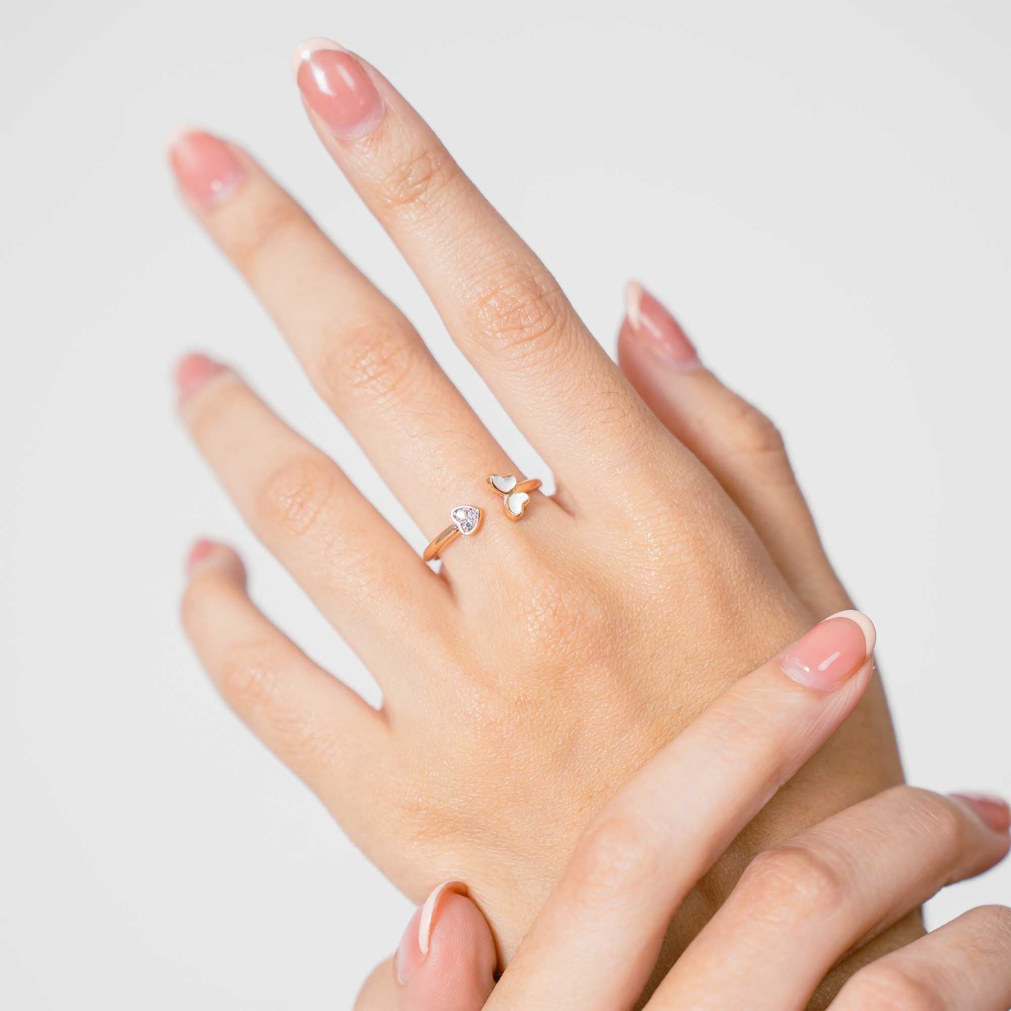 Cincin Emas 8k - Lala Gold Ring - Veya Collection - Juene Jewelry - Juene