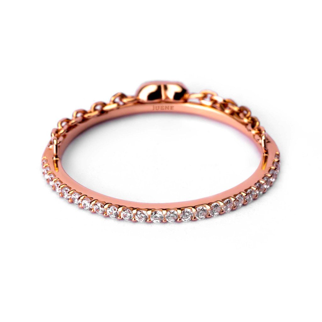 Cincin Emas 8k - Lavina Gold Ring - Tally Collection - Juene Jewelry - Juene Jewelry