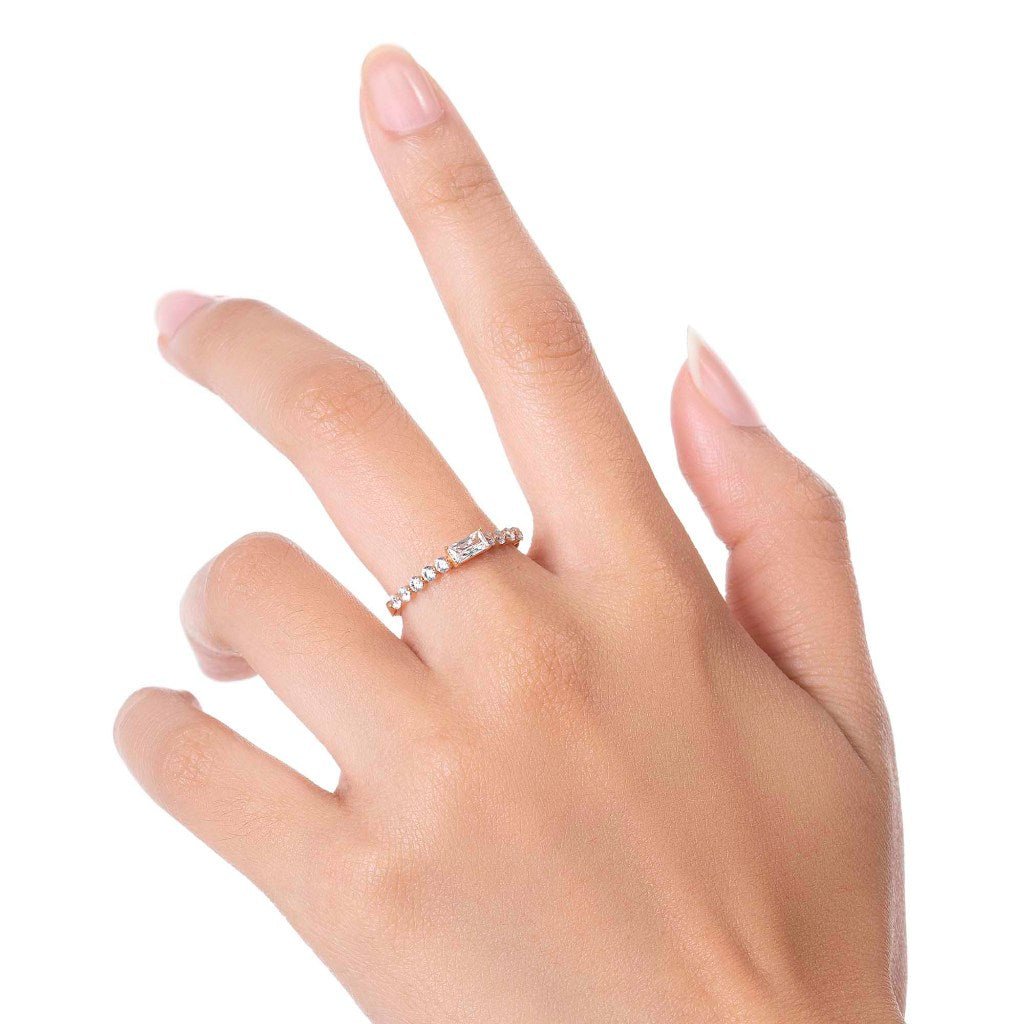 Cincin Emas 8K - Layla Gold Ring - Brianeta Collection - Juene Jewelry - Juene Jewelry