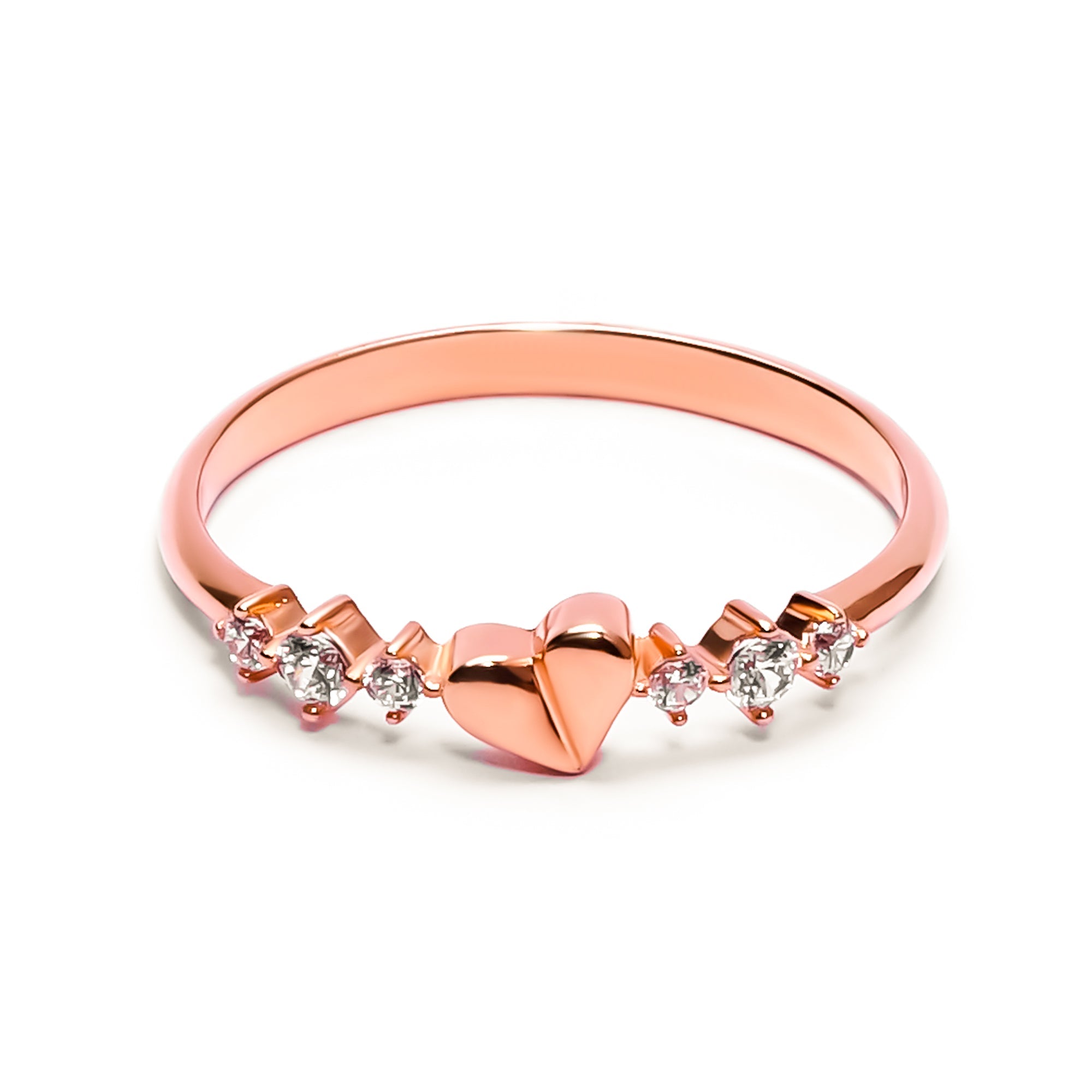 Cincin Emas 8k - Leva Gold Ring - Evelina Collection - Juene Jewelry - Juene Jewelry