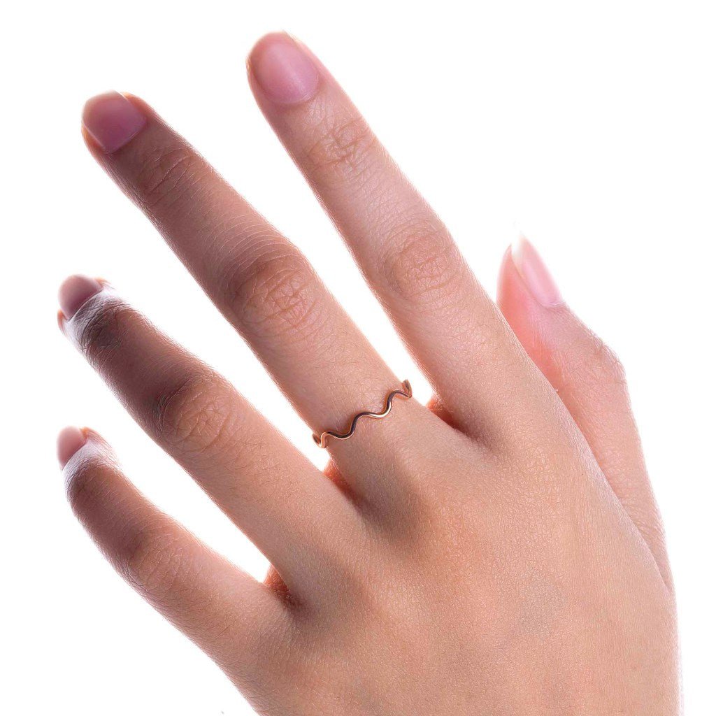 Cincin Emas 8k - Lisa Gold Ring - Evelina Collection - Juene Jewelry - Juene Jewelry