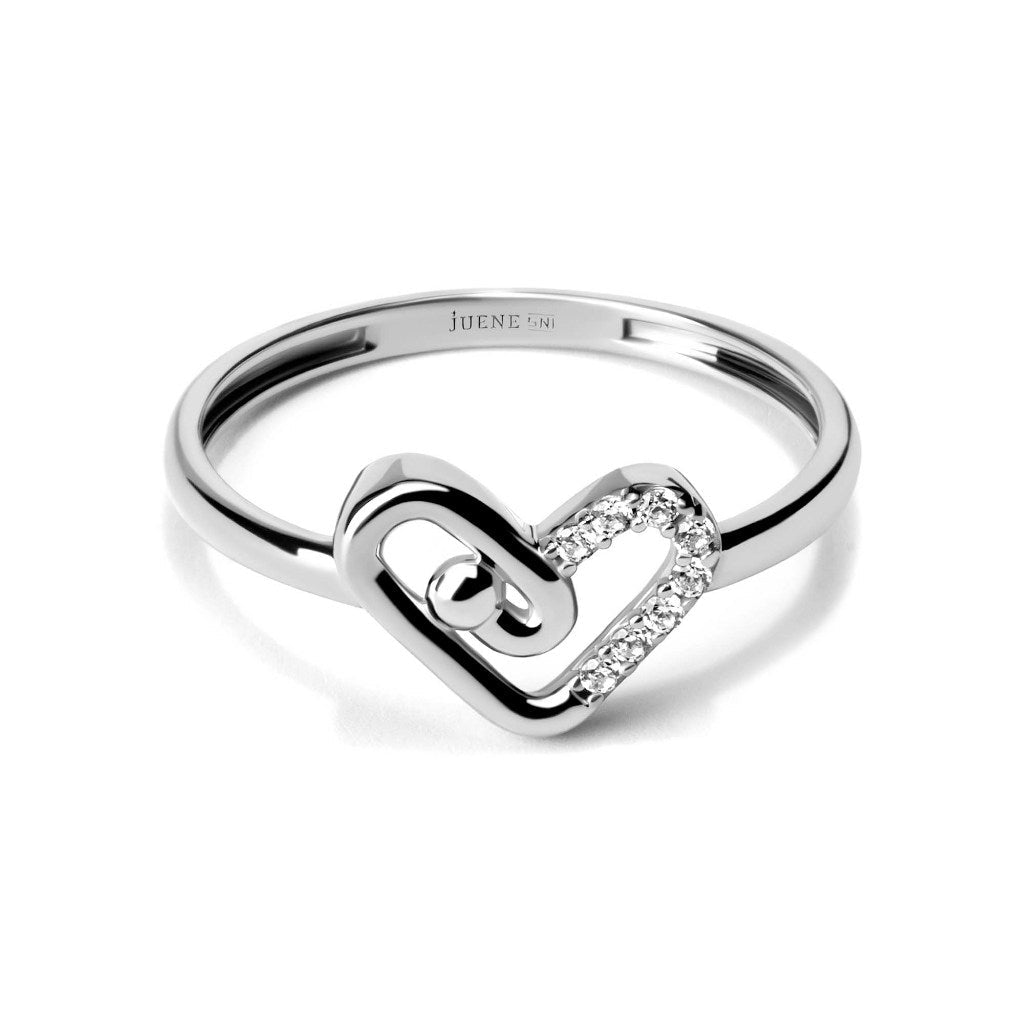 Cincin Emas 8K - Love Link Gold Ring - Savara Collection - Juene Jewelry - Juene