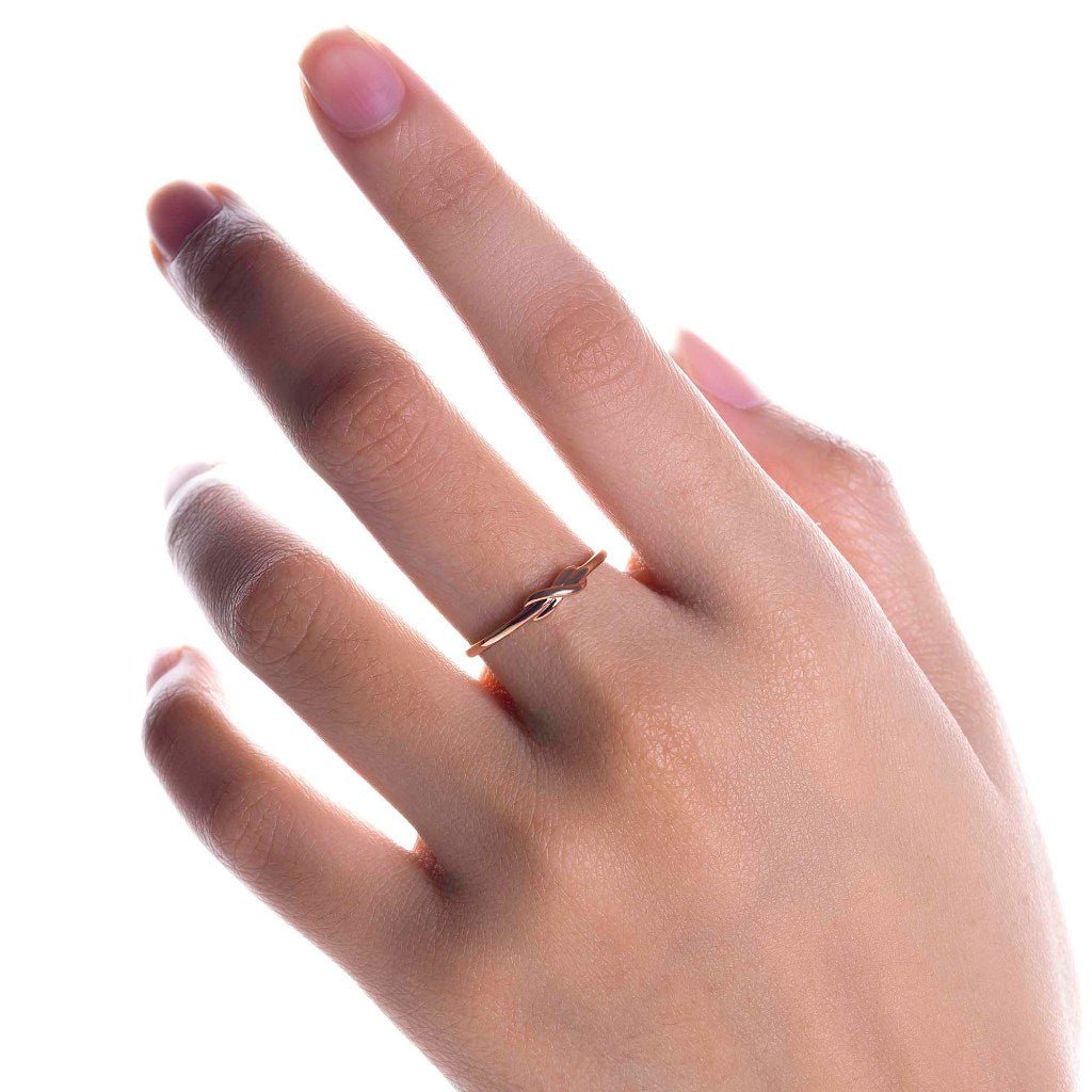 Cincin Emas 8k - Luna Gold Ring - Evelina Collection - Juene Jewelry - Juene Jewelry