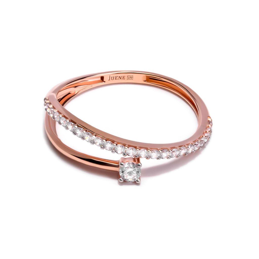 Cincin Emas 8K - Mara Gold Ring - Veya Collection - Juene Jewelry - Juene