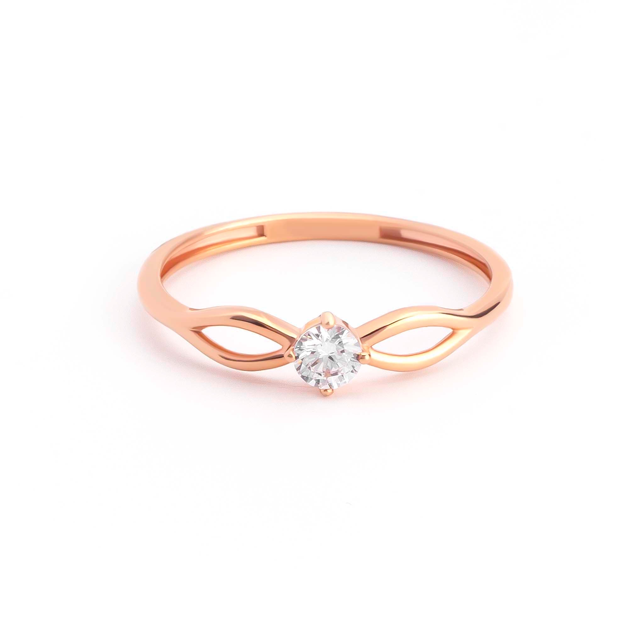 Cincin Emas 8k - Mira Gold Ring - tally Collection - Juene Jewelry - Juene Jewelry
