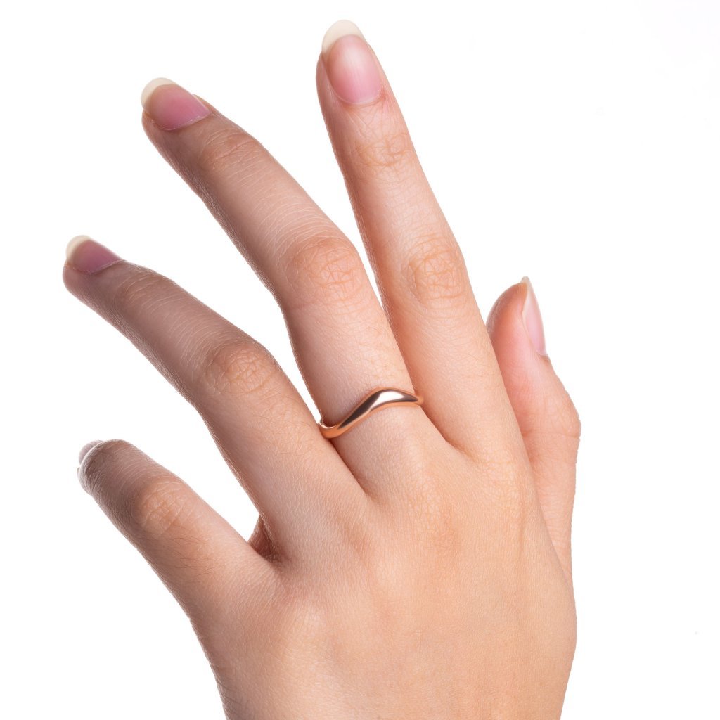Cincin Emas 8K - Nami Gold Ring 02 - Viviene Collection - Juene Jewelry - Juene
