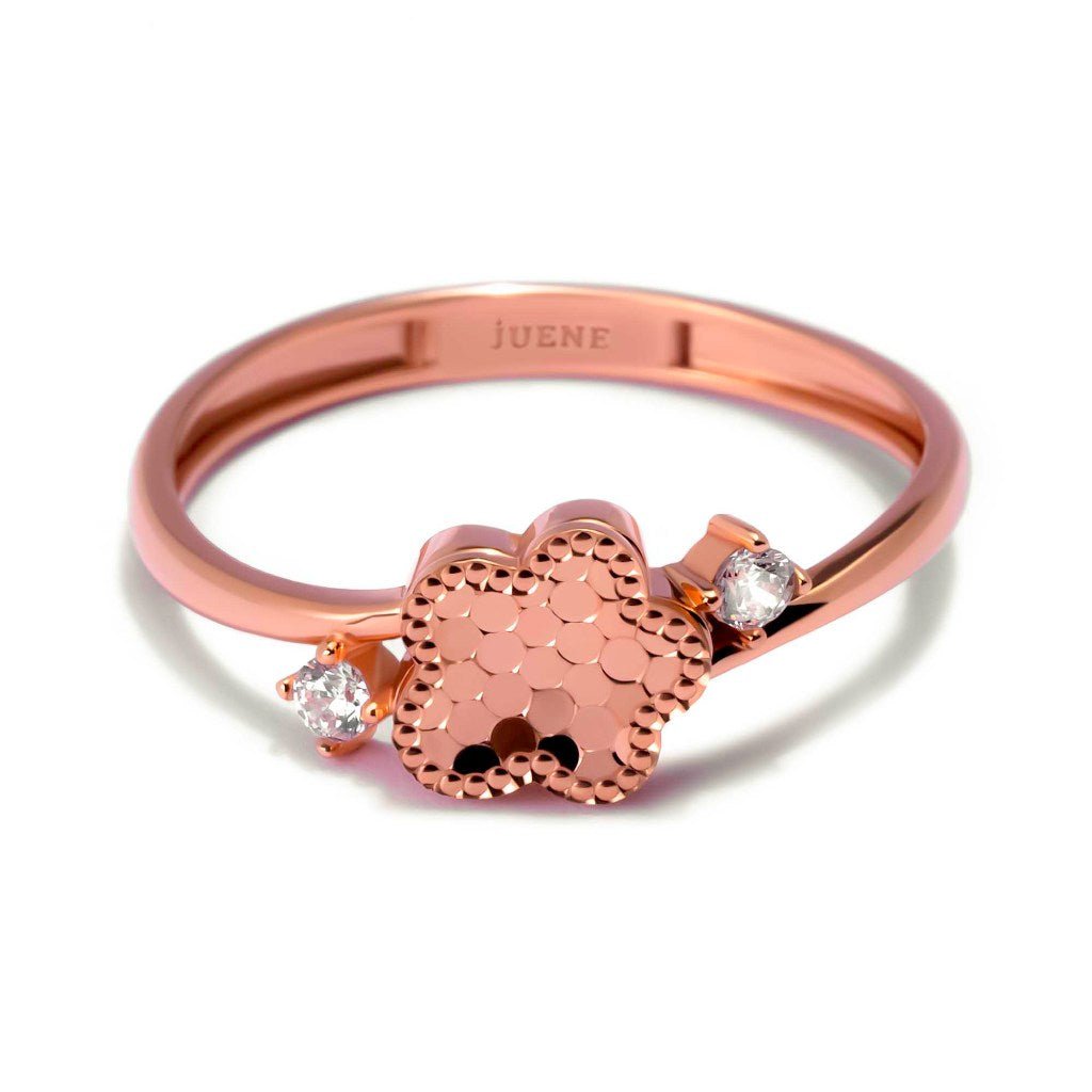 Cincin Emas 8k - Naomi Gold Ring - Evelina Collection - Juene Jewelry - Juene Jewelry