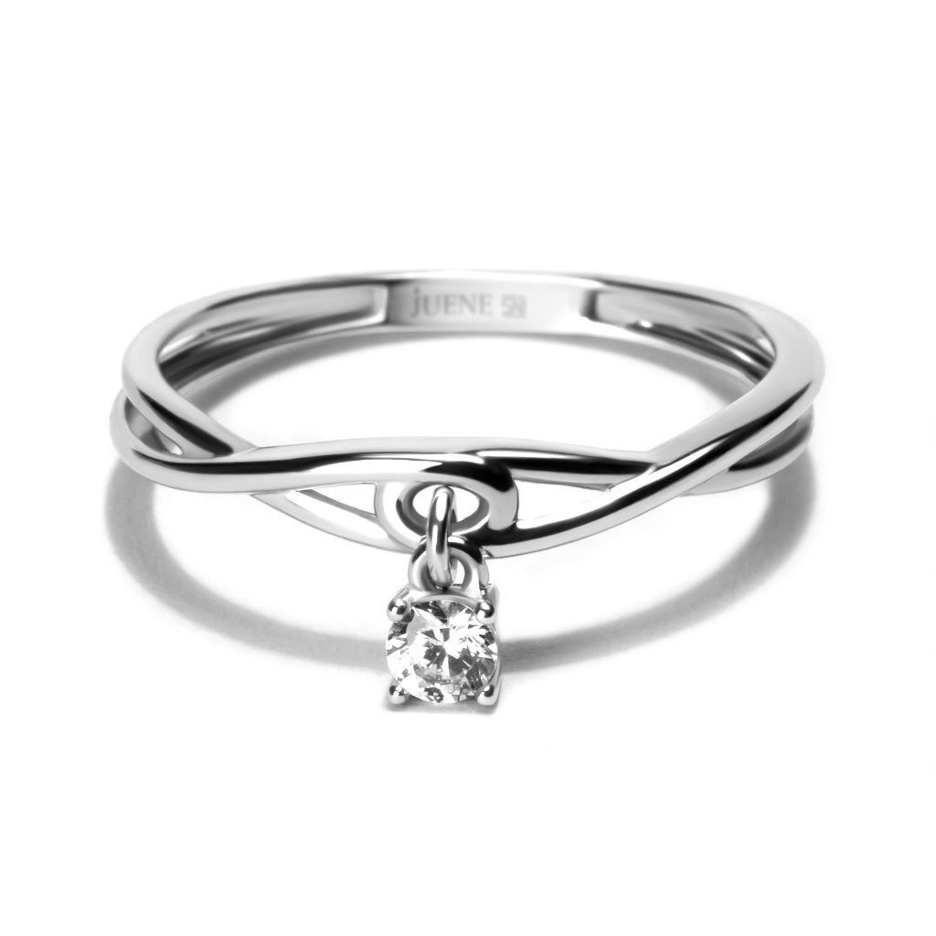 Cincin Emas 8K - Neva Gold Ring - Fiora Collection - Juene Jewelry - Juene Jewelry