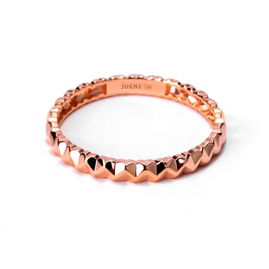 Cincin Emas 8K - Rowan Gold Ring - Terra Collection - Juene Jewelry - Juene