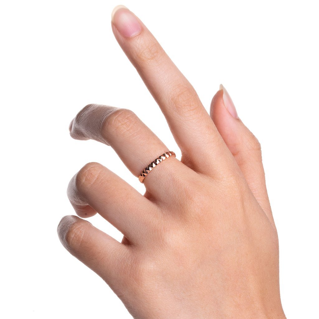 Cincin Emas 8K - Rowan Gold Ring - Terra Collection - Juene Jewelry - Juene