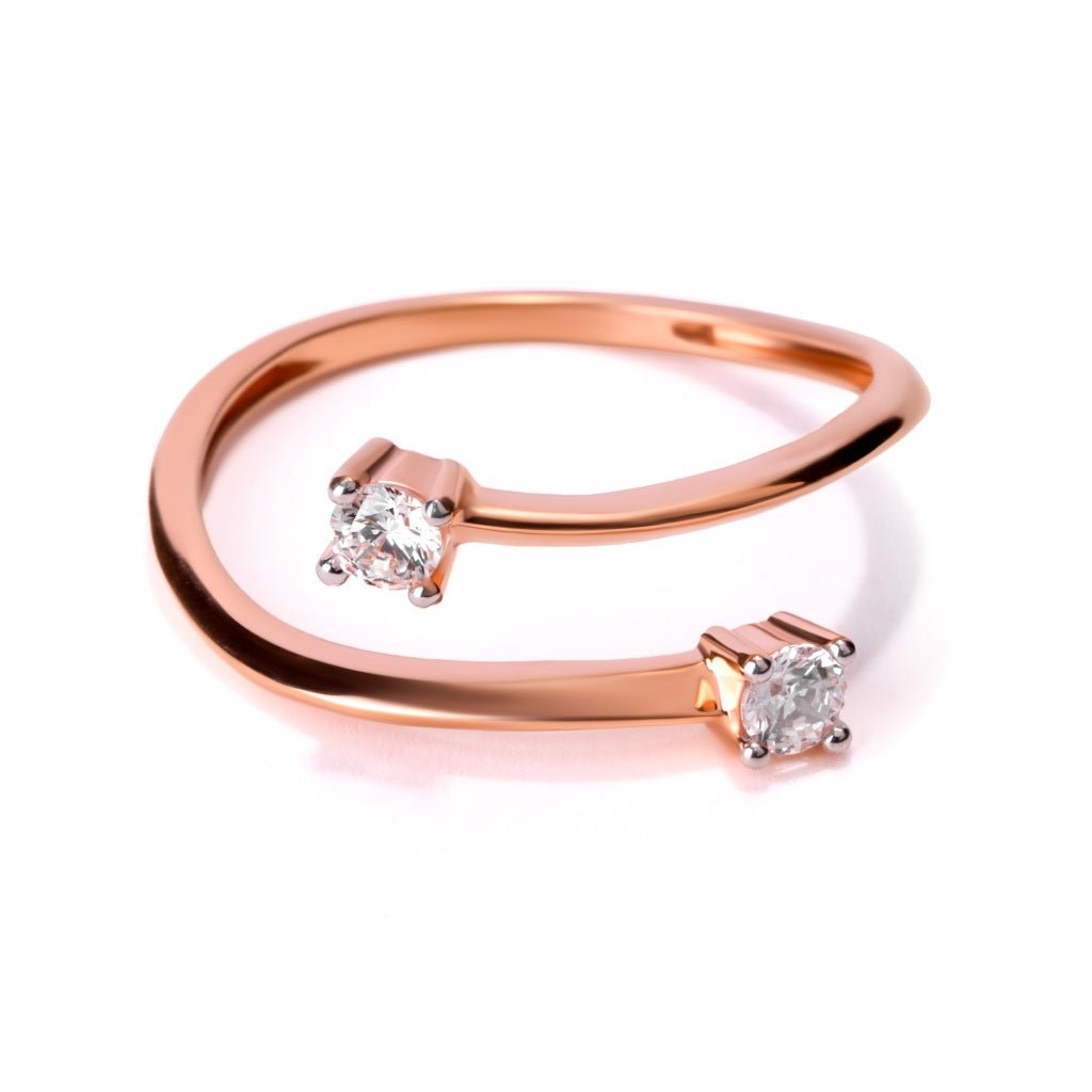 Cincin Emas 8K - Sary Gold Ring 01 - Viviene Collection - Juene Jewelry - Juene