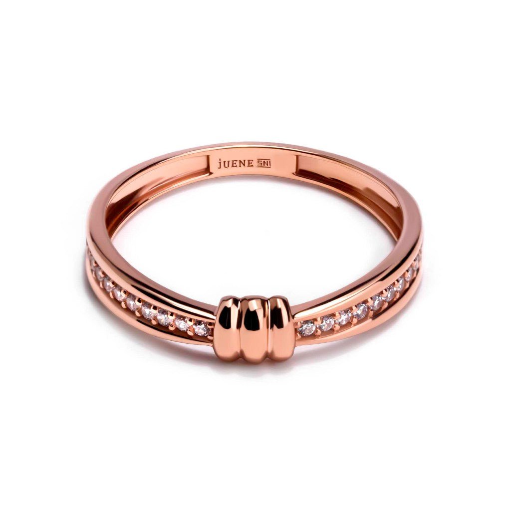 Cincin Emas 8K - Spella Gold Ring - Veya Collection - Juene Jewelry - Juene
