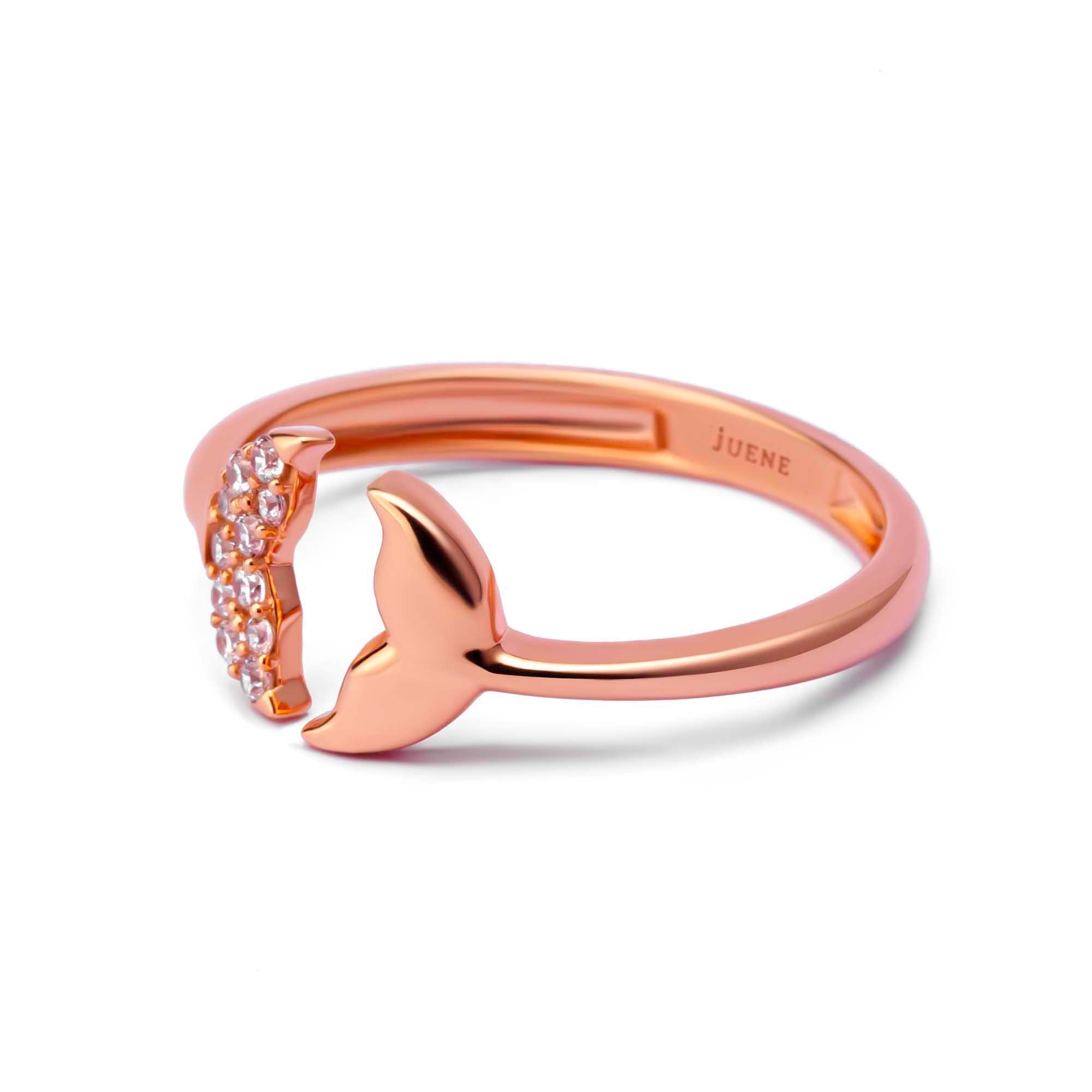 Cincin Emas 8K - Tail Gold Ring - Veya Collection - Juene Jewelry - Juene