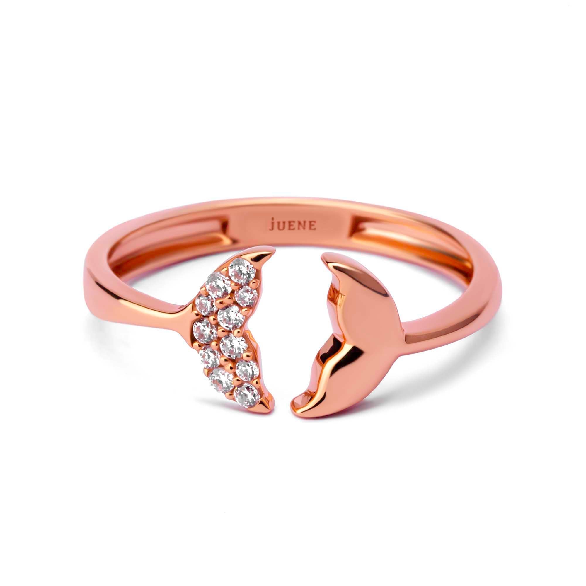 Cincin Emas 8K - Tail Gold Ring - Veya Collection - Juene Jewelry - Juene