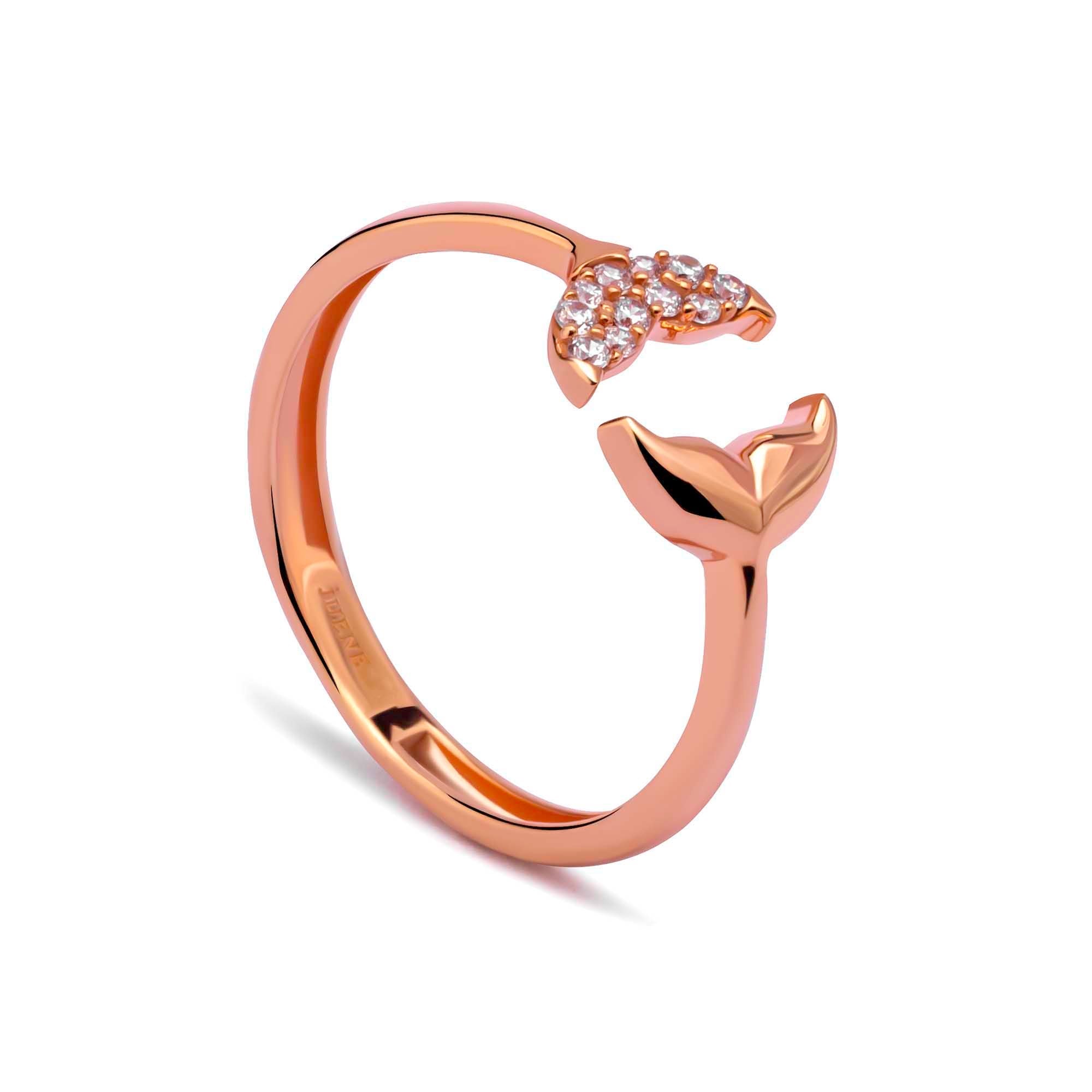 Cincin Emas 8K - Tail Gold Ring - Veya Collection - Juene Jewelry - Juene
