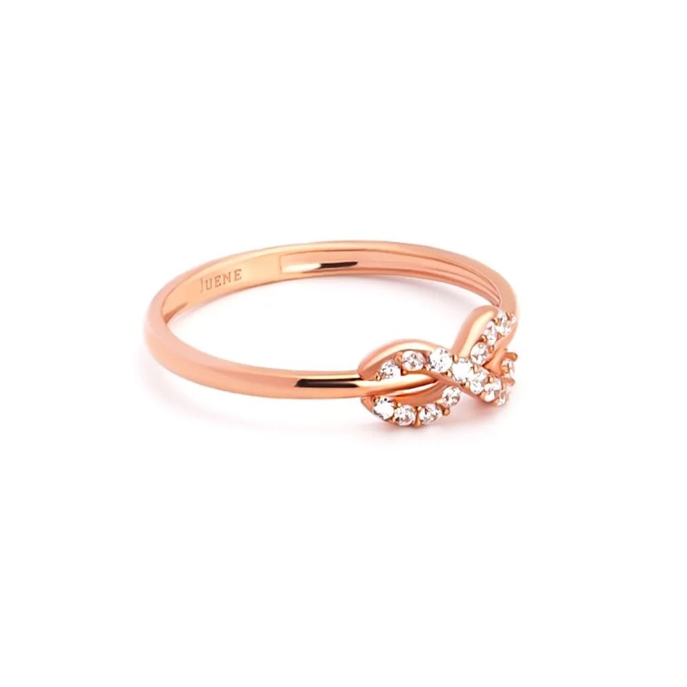 Cincin Emas 8K - To Infinity Gold Ring - Terra Collection - Juene Jewelry - Juene